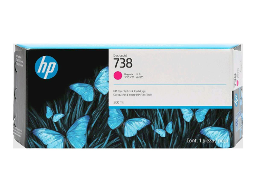 HP 738 CARTUCCIA INCHIOSTRO MAGENTA 300 ML PER DESIGNJET T950